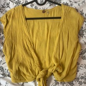 Free people tie up top